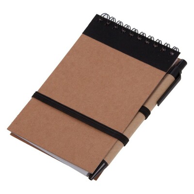 Notizbuch A6 mit Kugelschreiber