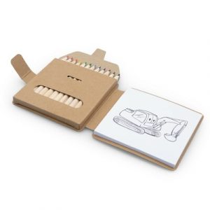 Mal-Set mit Buntstifte | Vollfarbdruck