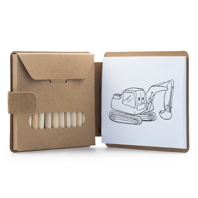 Mal-Set mit Buntstifte | Vollfarbdruck – Bild 6