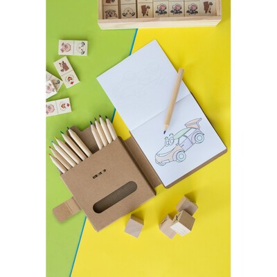 Mal-Set mit Buntstifte | Vollfarbdruck – Bild 8