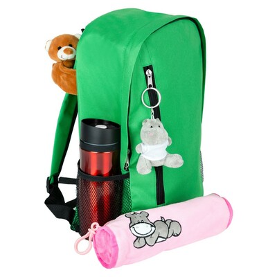 Nilpferd mit T-Shirt | Schlüsselanhänger | Full-Color Druck – Bild 3